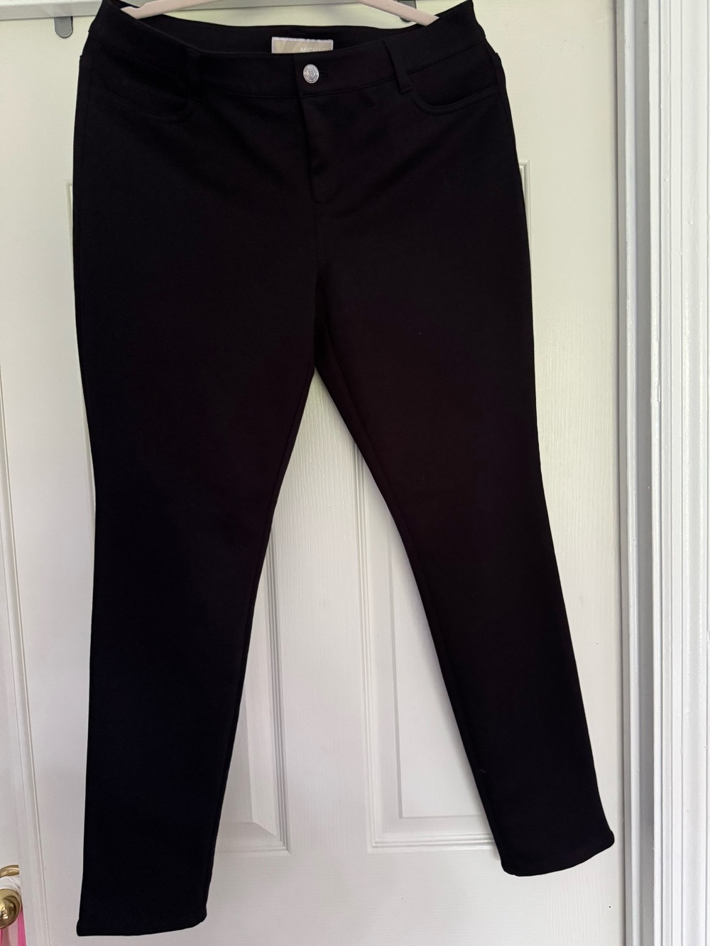 Michael Kors Black Stretch Ponte Pants